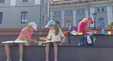 Kūrybinė vasaros stovykla "Jaunasis dailininkas" 7-14m. vaikams