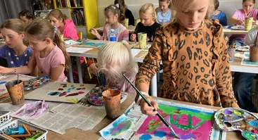 Kūrybinė vasaros stovykla "Jaunasis dailininkas" 7-14m. vaikams
