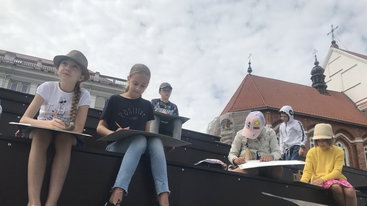 Kūrybinė vasaros stovykla "Jaunasis dailininkas" 7-14m. vaikams