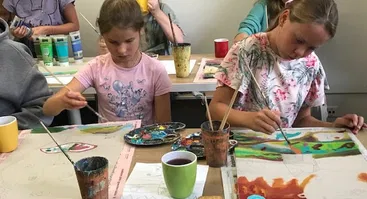 Kūrybinė vasaros stovykla "Jaunasis dailininkas" 7-14m. vaikams