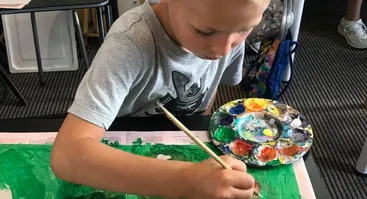 Kūrybinė vasaros stovykla "Jaunasis dailininkas" 7-14m. vaikams