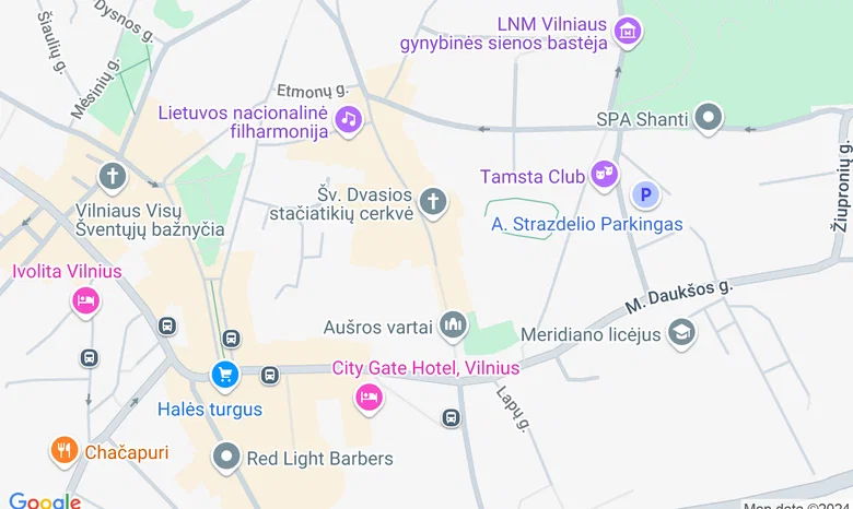 Blacklist Baras/restoranas žemėlapis
