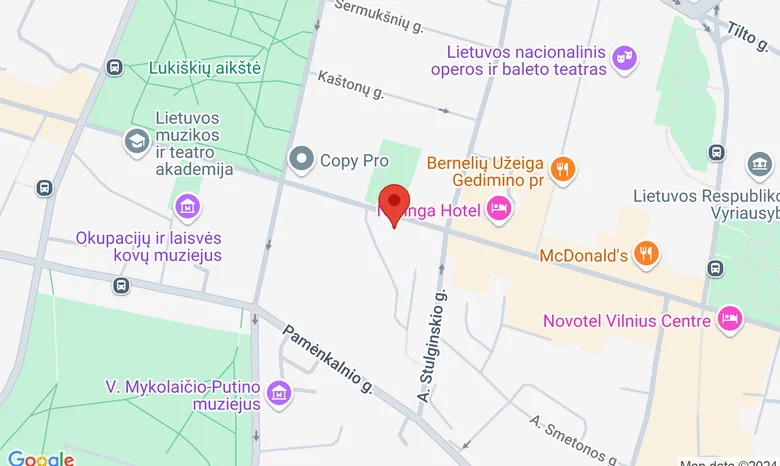 Lietuvos muzikų sąjunga žemėlapis