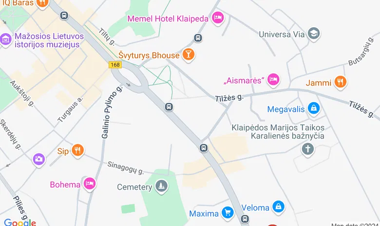 Klaipėdos stalo žaidimų klubas žemėlapis