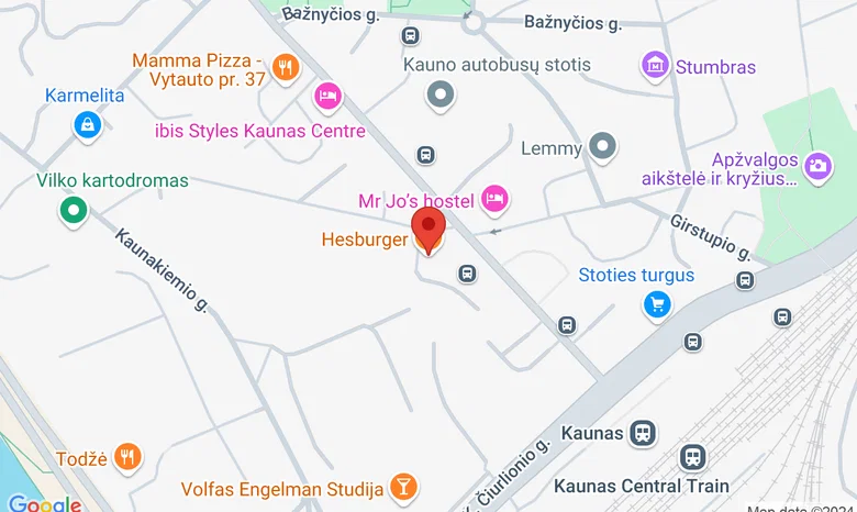 Vytauto pr. 13 žemėlapis