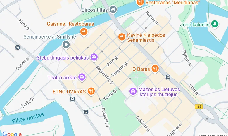 Klaipėdos turizmo ir kultūros informacijos centras žemėlapis