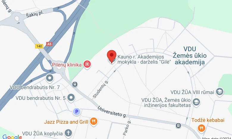 Studentų g., Akademija 53361, Mokykla – darželis “Gilė” žemėlapis