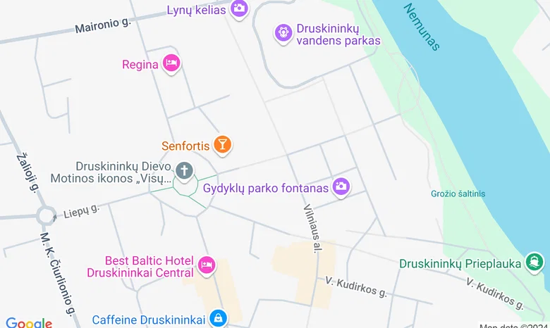 Stačiatikių cerkvė (Laisvės a. 1) žemėlapis