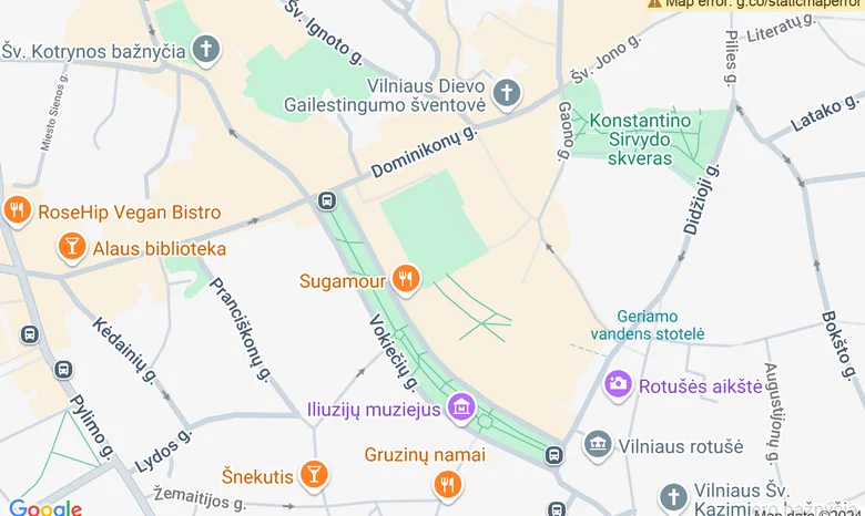Meno ir mokslo laboratorijos kiemas žemėlapis