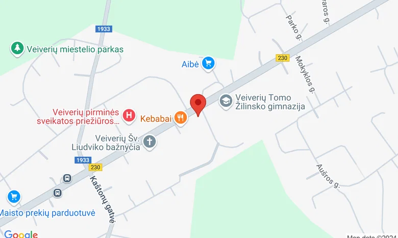 Veiverių Šaulių namai žemėlapis