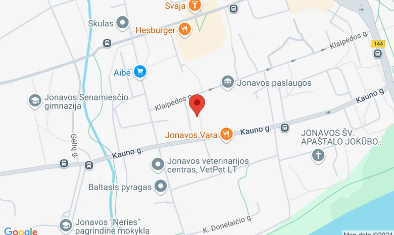 Seminarai vyks Jonavoje, Kauno g. 44. žemėlapis