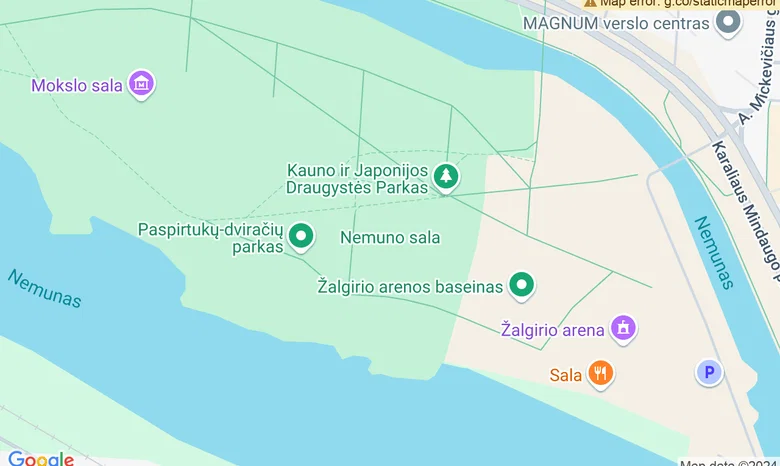 „Pakrantė" žemėlapis