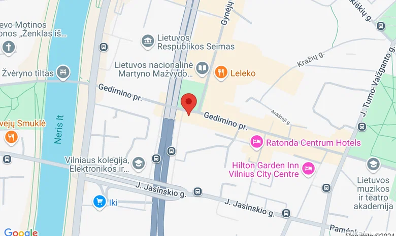 Seimo lankytojų centras (Gedimino pr. 60) žemėlapis