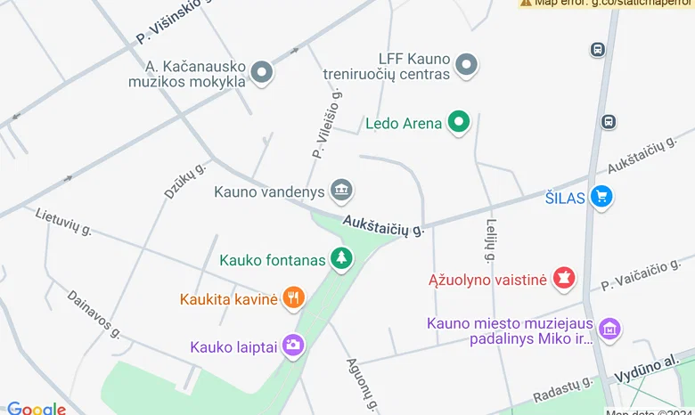 Nemokami Tai Chi užsiėmimai kauniečiams žemėlapis