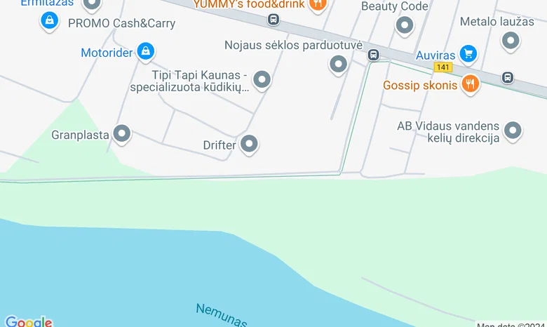 Vilijampolė, prie Nemuno žemėlapis
