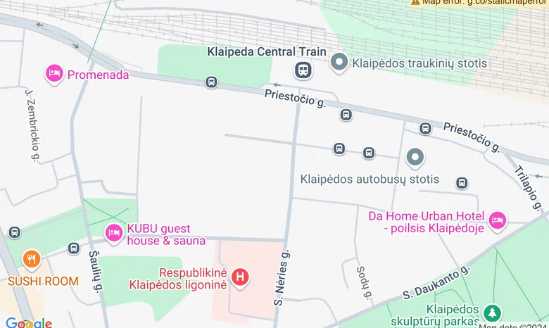 KU SHMF Vidinis kiemelis žemėlapis