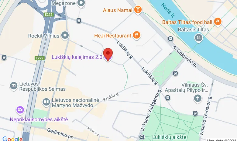 Lukiškių kalėjimas 2.0 žemėlapis