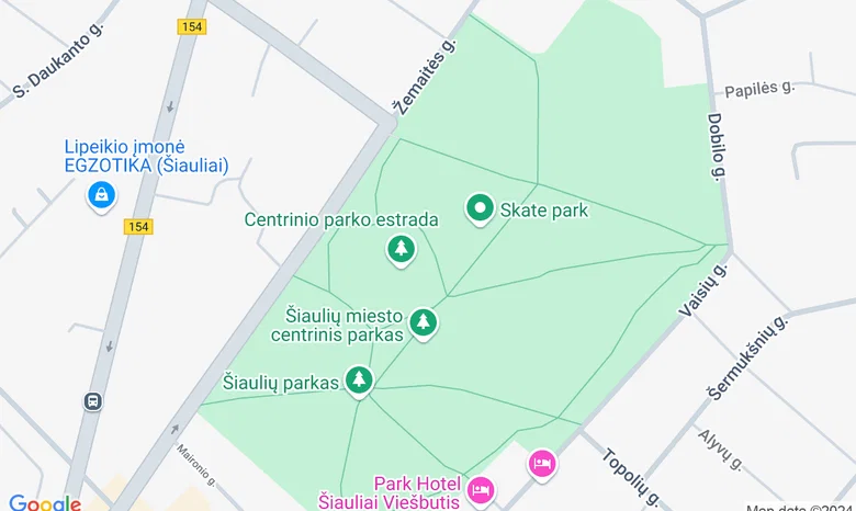Centrinis parkas žemėlapis