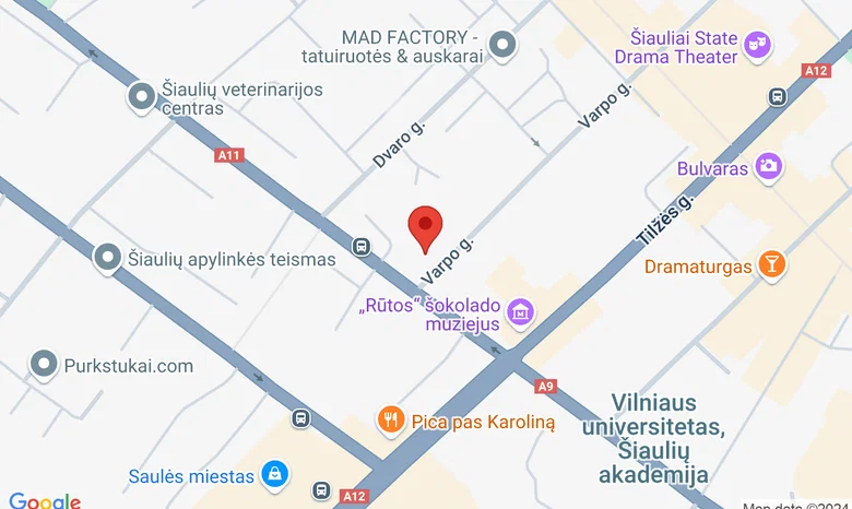 Daugiabučio kiemas, Varpo g. 7 žemėlapis