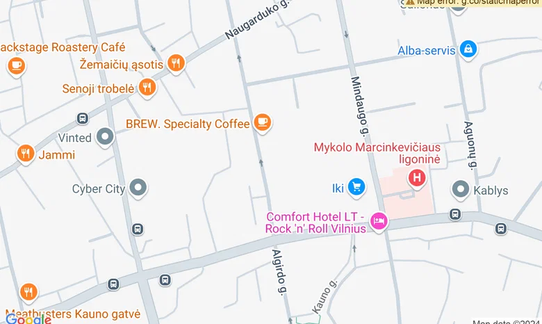 Galerija „Aštuonios akys ir ausys“ žemėlapis