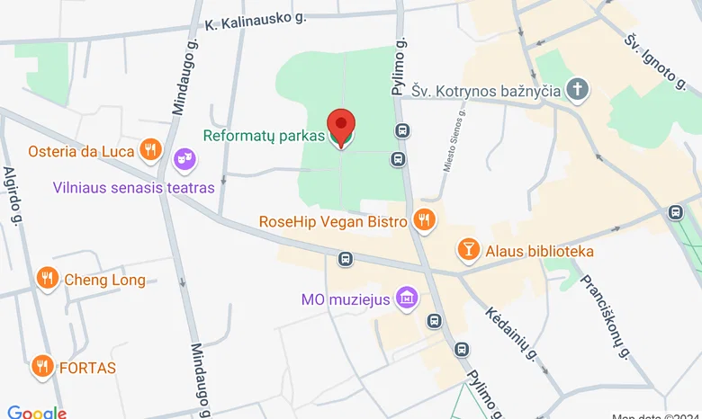 Reformatų skveras žemėlapis