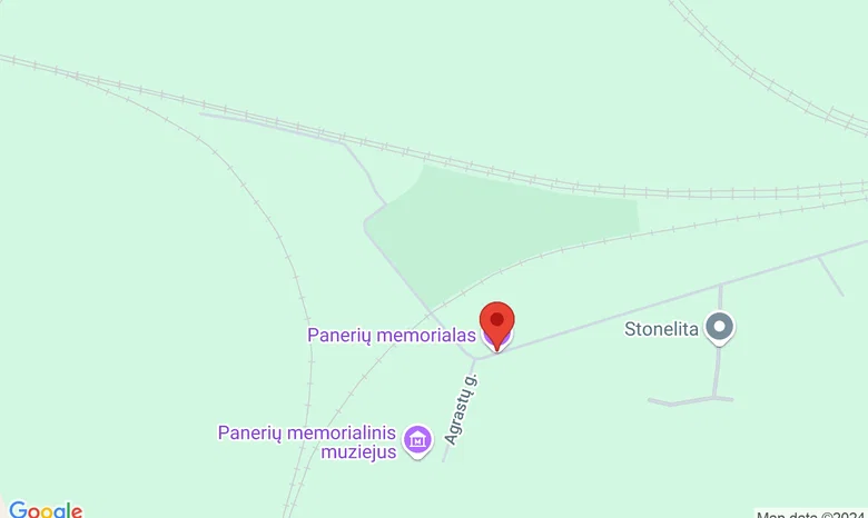 Panerių memorialas žemėlapis