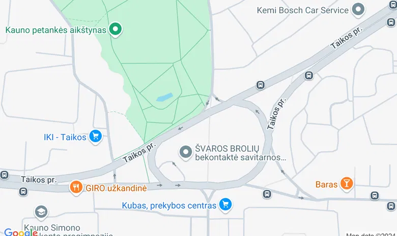 Draugystes Parkas žemėlapis