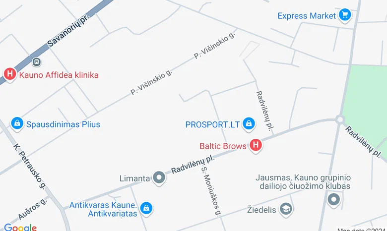 Vytauto pr. 91 žemėlapis