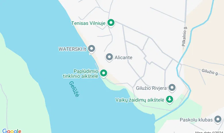 Vila Alicante žemėlapis