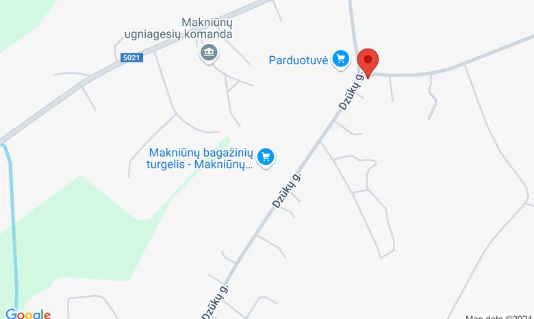 Alytaus raj. Makniūnai žemėlapis