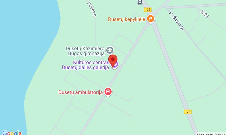 Dusetų dailės galerija žemėlapis