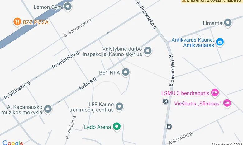 NFA stadionas  žemėlapis