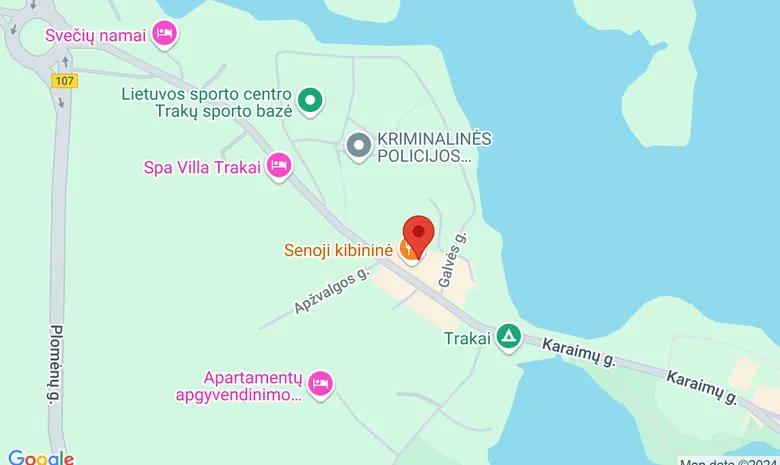 „Senoji kibininė“ Karaimų g. 67, Trakai žemėlapis