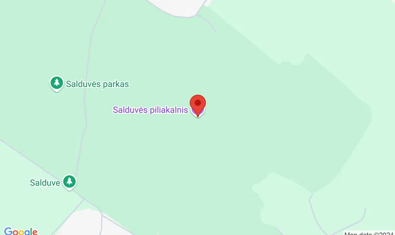 Salduvės Piliakalnis žemėlapis