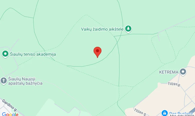 Dainų parkas žemėlapis