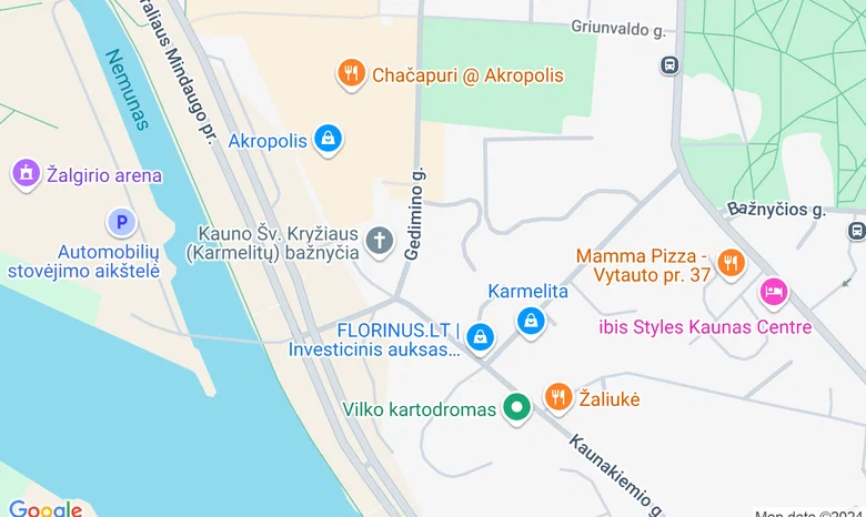 Antras Aukštas Studio žemėlapis
