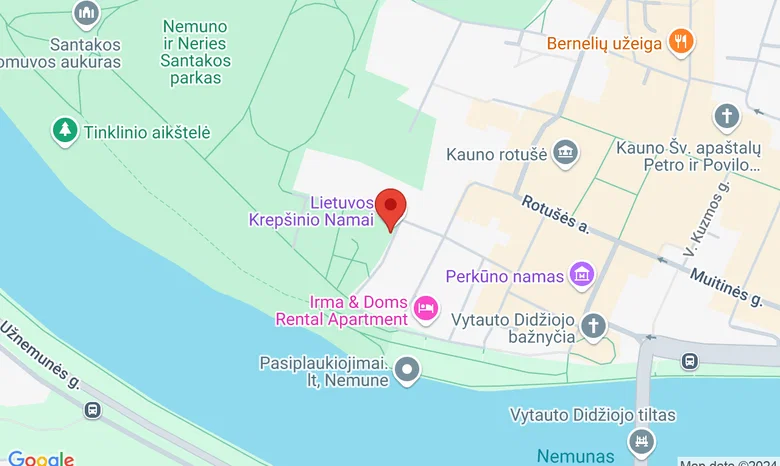 Pratęsimas, Krepšinio namai, Santakos g. 11 žemėlapis