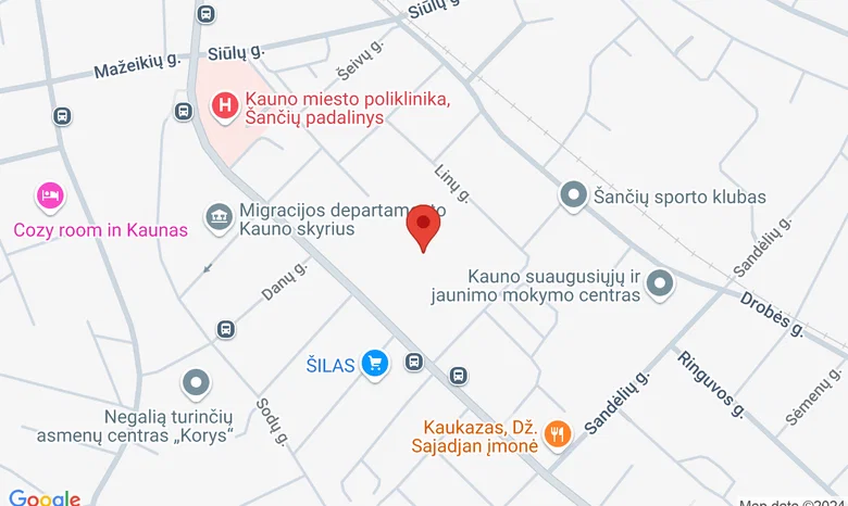 A. Juozapavičiaus pr. 58, Kaunas žemėlapis