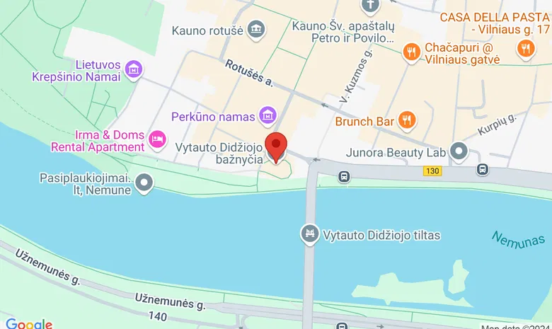 Švč. Mergelės Marijos Ėmimo į dangų - Vytauto bažnyčia žemėlapis