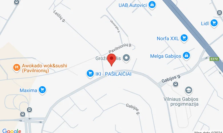 Gabijos g. 38 Vilnius, "Asorti" sveikatingumo studija žemėlapis