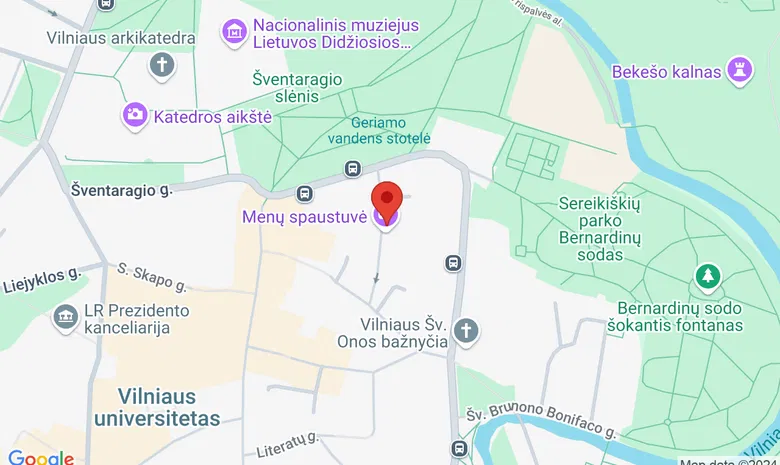 Lietuvos šokio informacijos centras žemėlapis