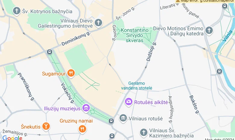 „De Ribas Jewellery Lounge“ / Gincė piercing žemėlapis