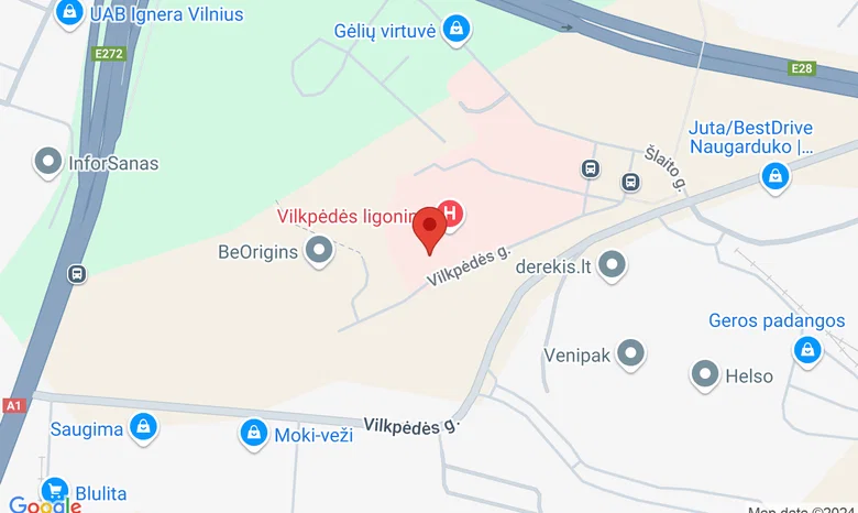 Vilkpėdės g. 3 žemėlapis
