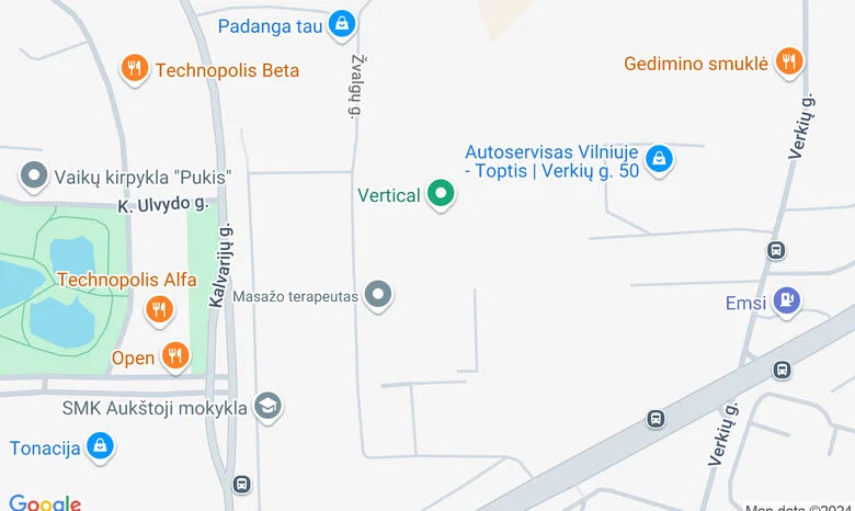 Salė "City Boxing" žemėlapis