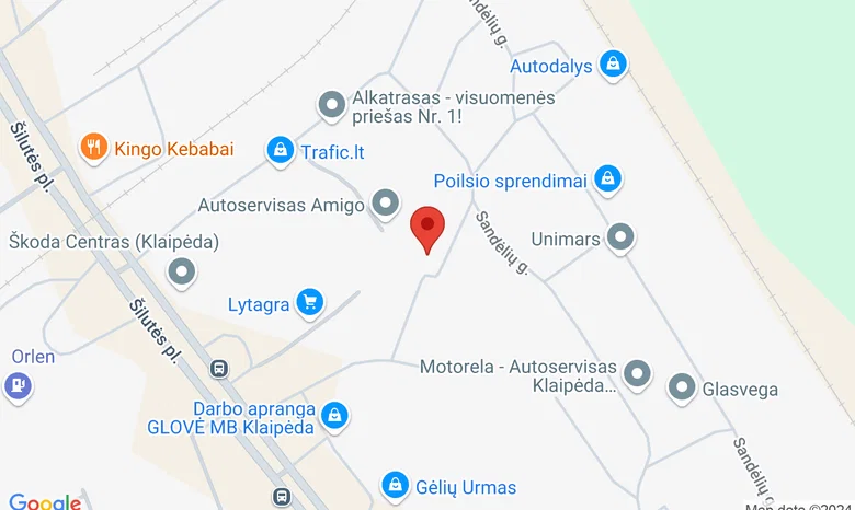 siulupinkles.lt - Šilutės pl. 25, Klaipėda žemėlapis