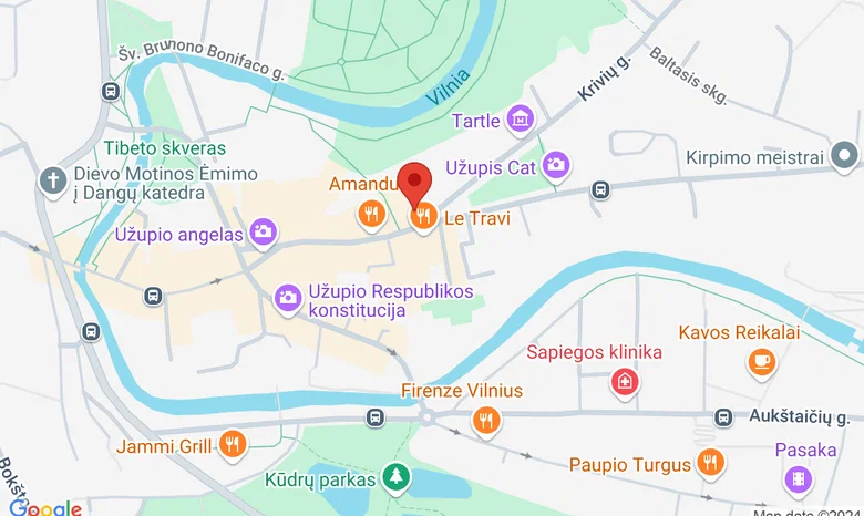 Tumo Galerija, Užupio g. 19 žemėlapis
