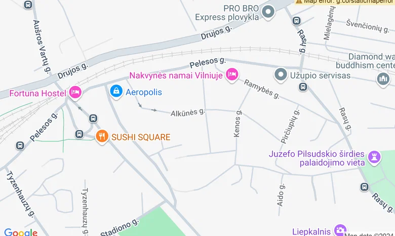 Vietovė TRINTI žemėlapis