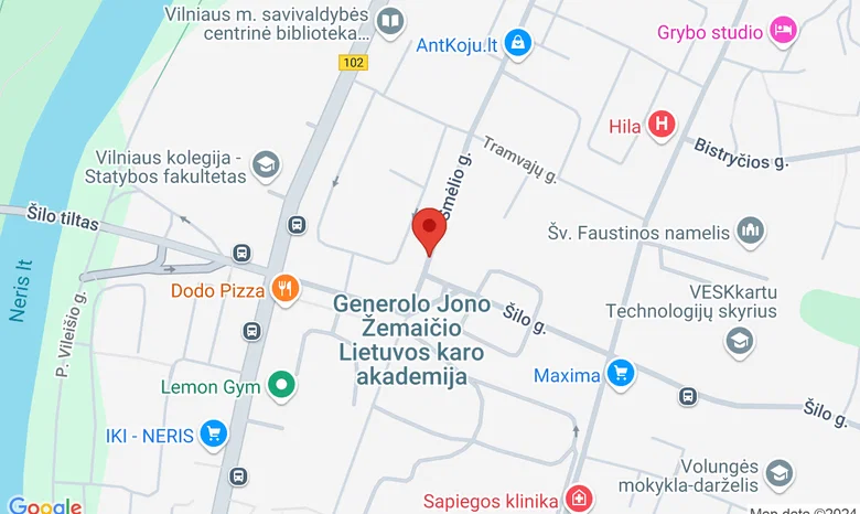 Smėlio g. žemėlapis
