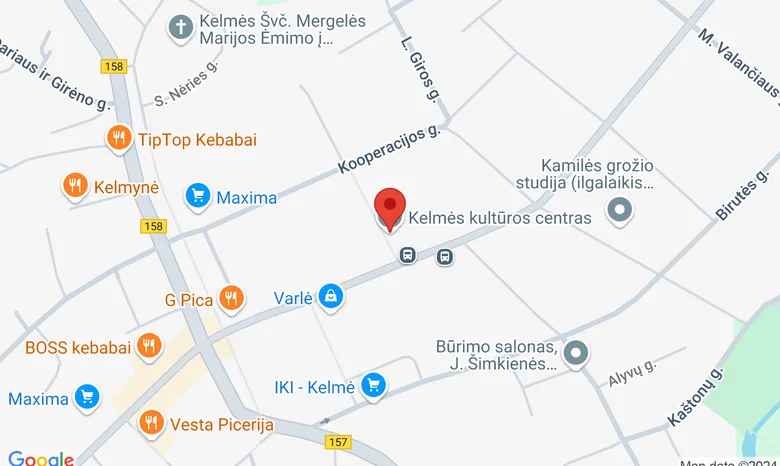 Kelmės kultūros centras žemėlapis