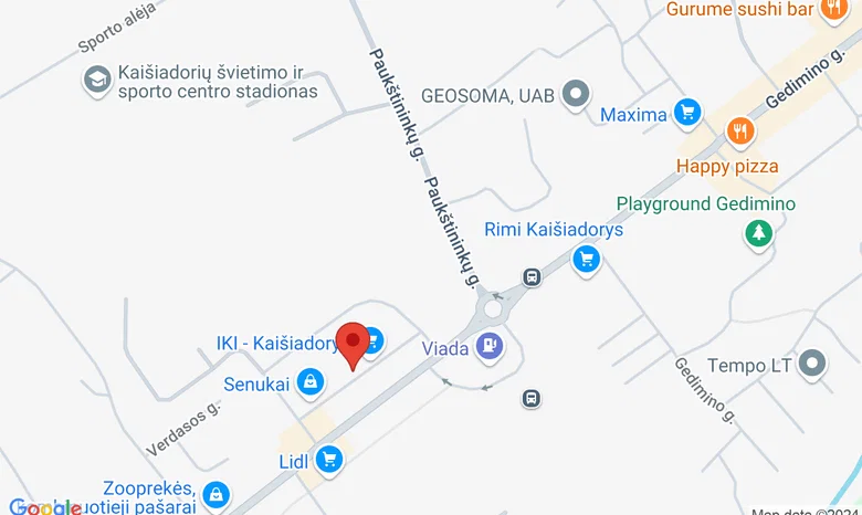 Centro picerija žemėlapis